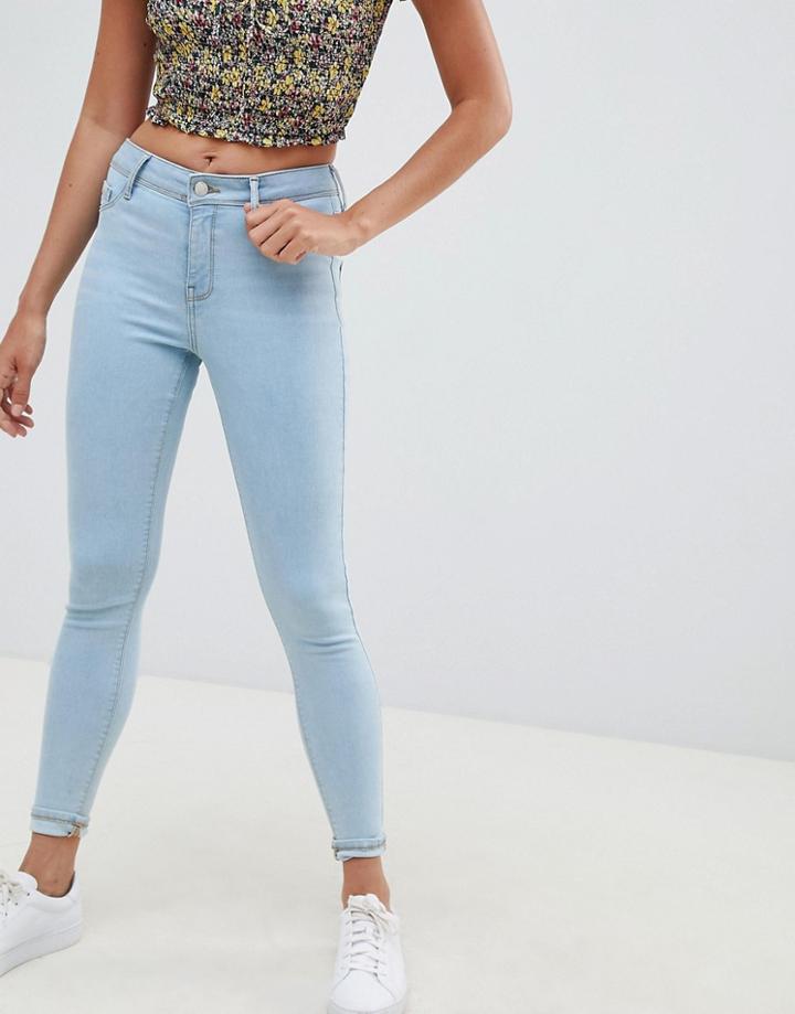 Miss Selfridge High Rise Jegging - Blue