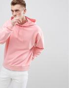 Asos Design Oversized Hoodie In Pink - Pink