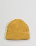 7x Mini Beanie In Mustard - Yellow