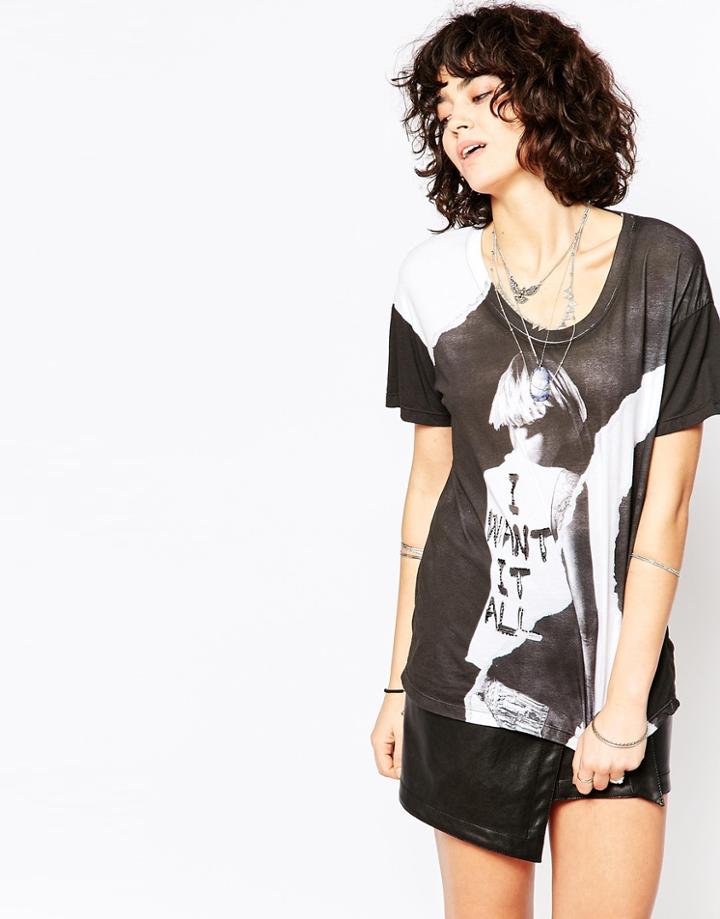 Religion I Want It All T-shirt - White