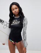 Rvca Long Sleave Rash Tank - Multi