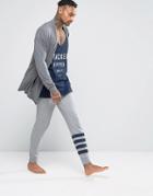 Asos Skinny Jogger With Print - Gray