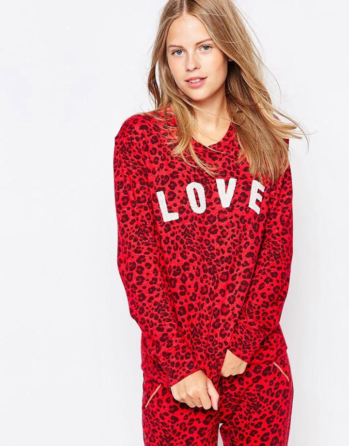 Sundry Love Sweatshirt - Red