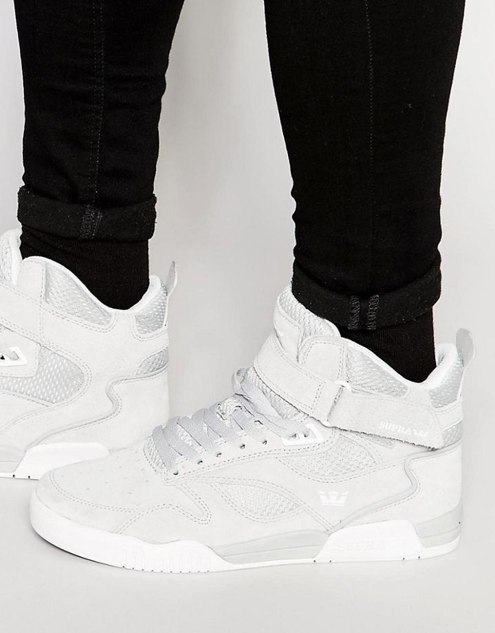 Supra Bleeker Suede Sneakers - Gray