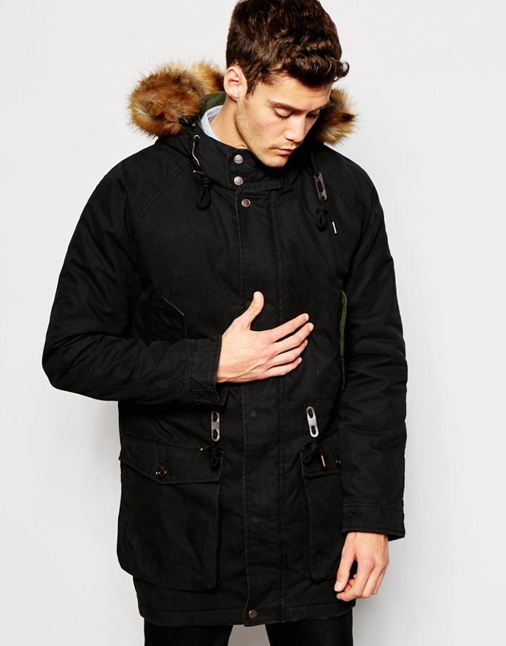 Parka London Jacket - Black
