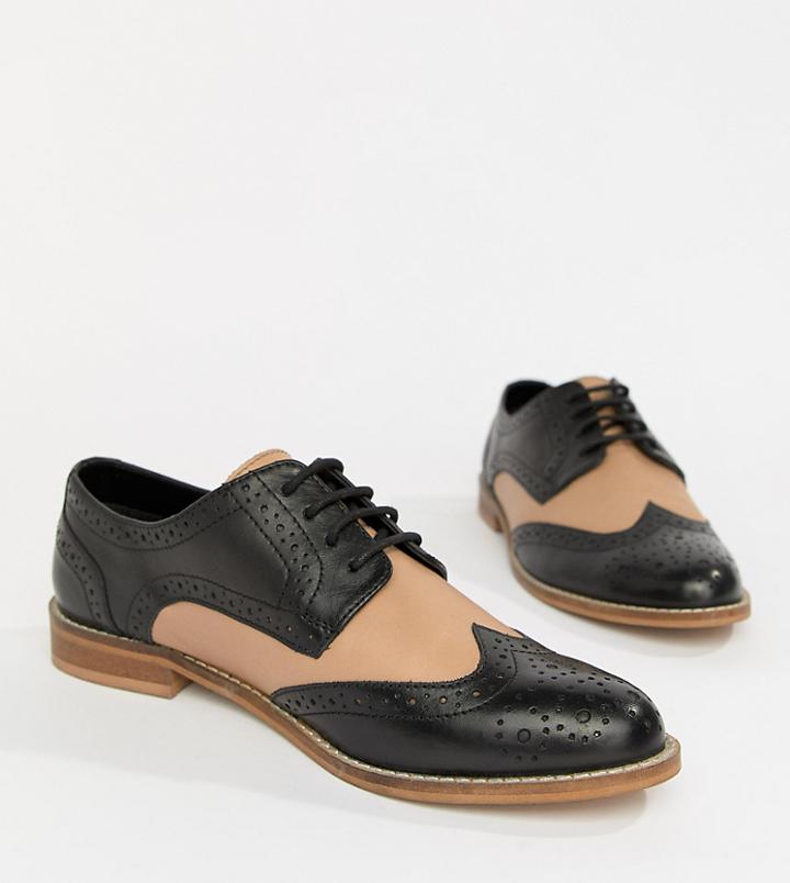 Asos Design Mojito Leather Brogues - Multi