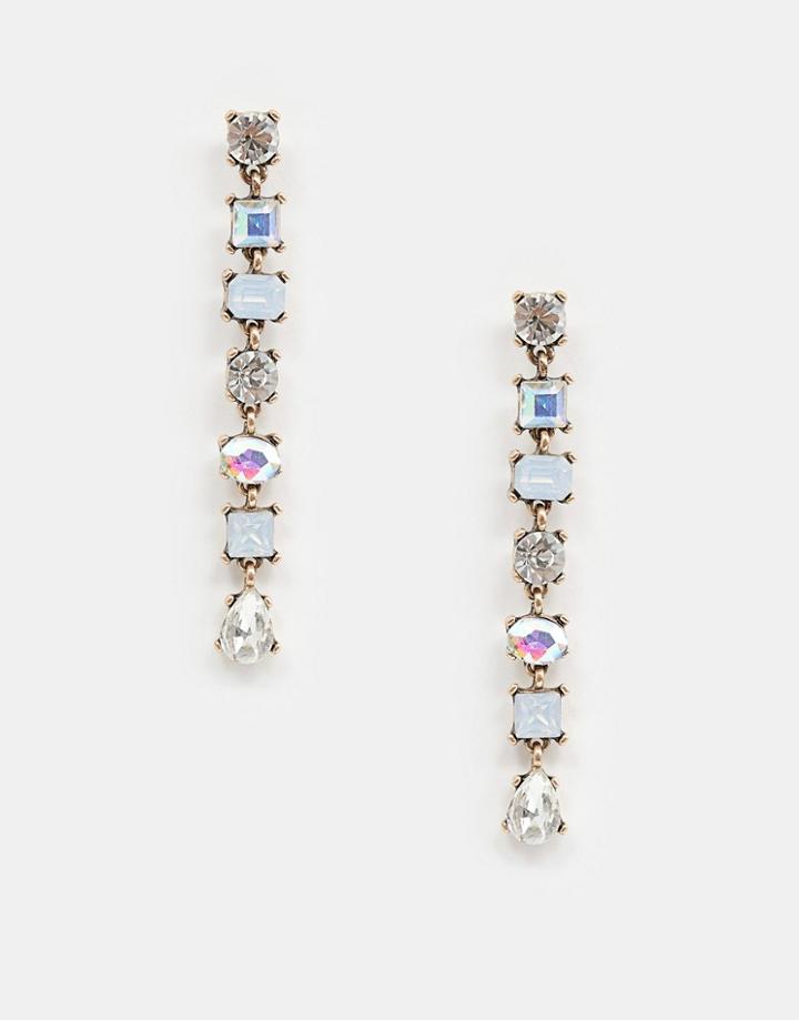 True Decadence Crystal Drop Earrings - Multi