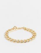 River Island Chunky Chain Bracelet In Gold