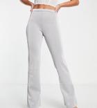 Jaded Rose Tall Wide Leg Pants In Sparkle - Part Of A Set-silver