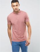 Selected Homme Popper Polo - Pink