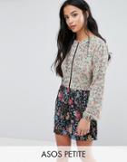 Asos Petite Pretty Floral Mix & Match Playsuit - Multi