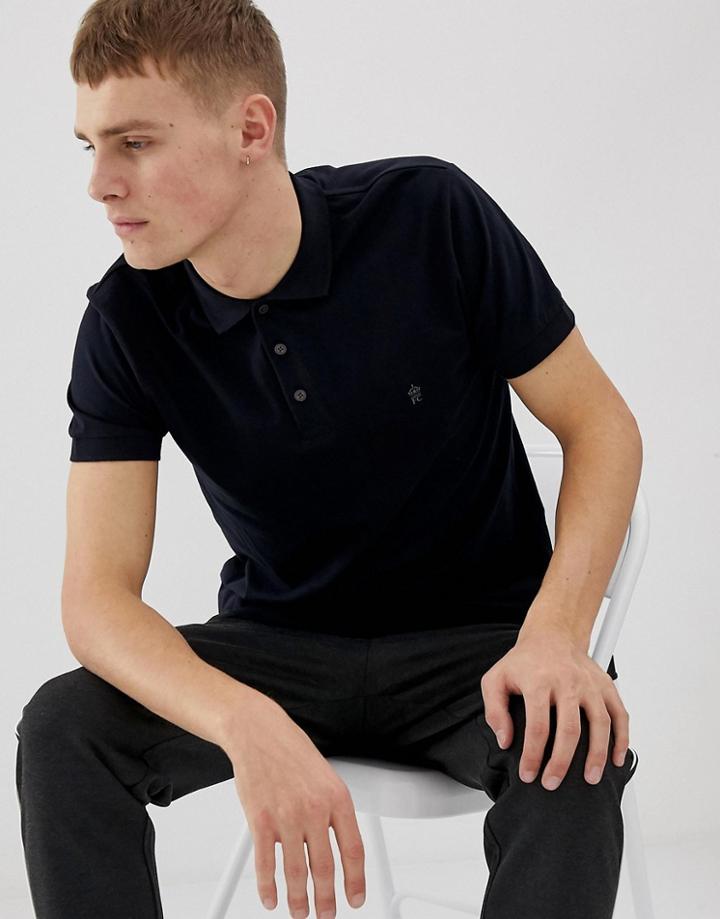 French Connection Essentials Polo In Navy
