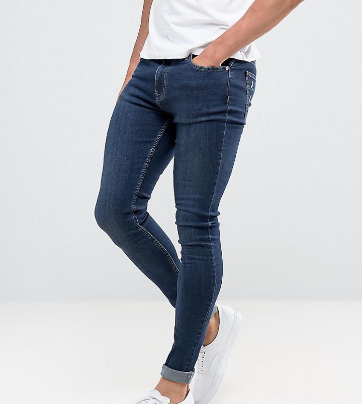Brooklyn Supply Co Muscle Fit Jeans Deep Indigo - Navy