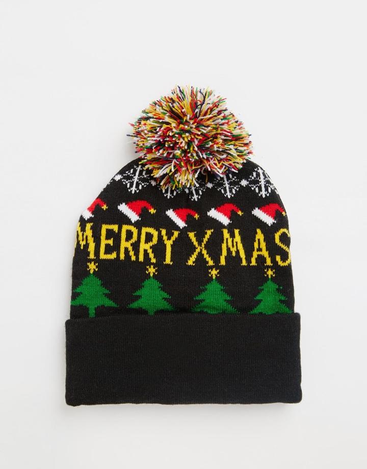 7x Holidays Bobble Hat - Blue