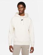 Nike Branded Aop Pack All Over Logo Print Hoodie In Stone-neutral