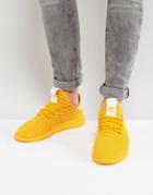 Adidas Originals X Pharrell Williams Tennis Hu Sneakers In Yellow Cp9767 - Yellow