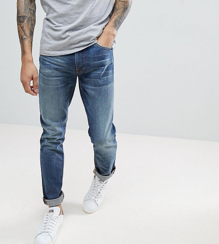 Nudie Jeans Co Lean Dean Jeans Lost Legends Wash - Blue