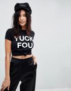 Lasula Yuck Fou T-shirt - Black