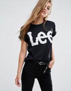 Lee Logo Boyfriend T-shirt - Black