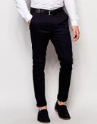 New Look Slim Fit Chino In Navy - Navy