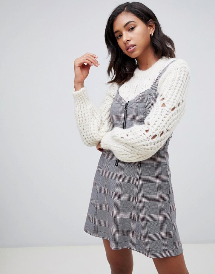 Abercrombie & Fitch Pinafore In Check-multi