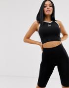 Puma Classics T7 Crop Top In Black - Black