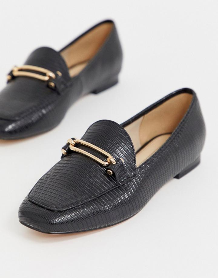Miss Selfridge Loafers In Black