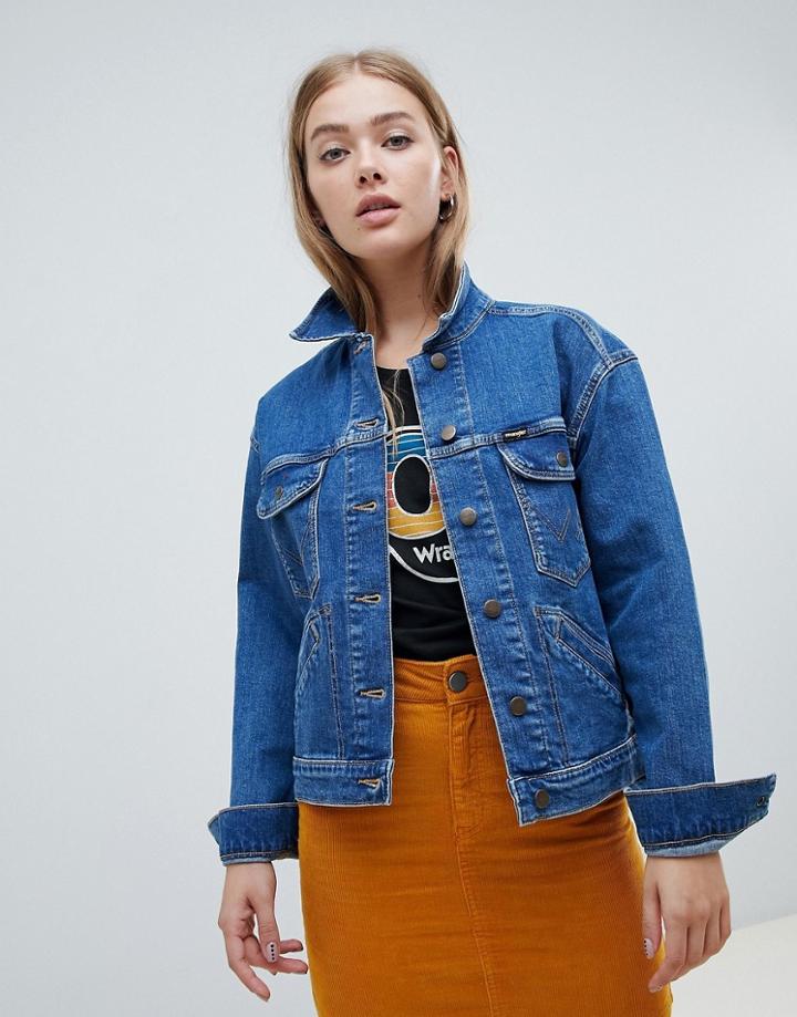 Wrangler Rocks Denim Jacket - Blue