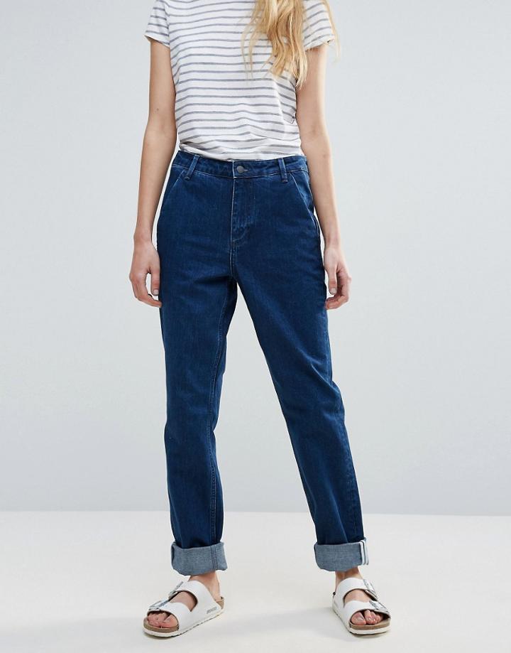 Bethanls Murphy Slant Pocket Tapered Jean - Blue