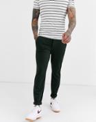 Only & Sons Slim Tapered Fit Pants In Dark Green