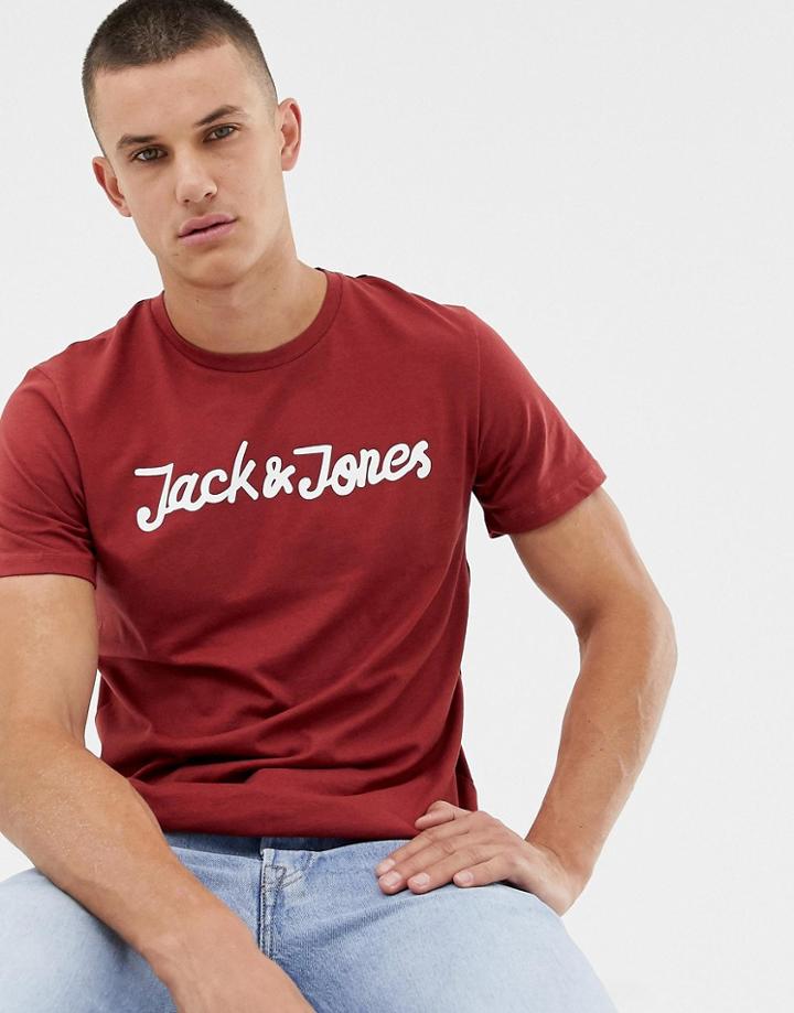 Jack & Jones Chest Logo T-shirt - Pink