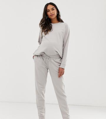 Asos Design Maternity Lounge Ultimate Jogger-gray
