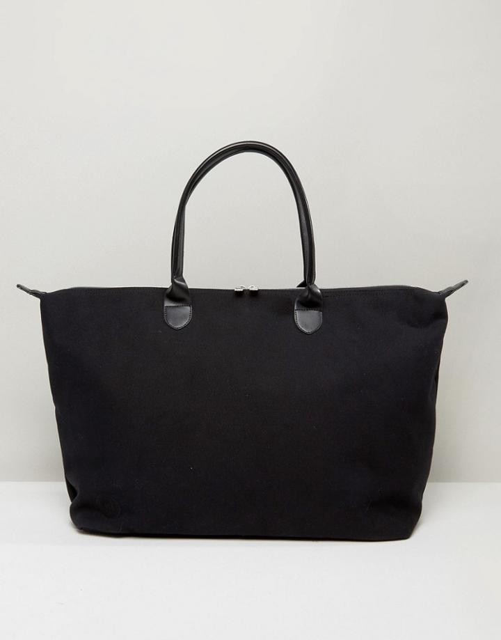 Mi-pac Canvas Weekend Bag In Black - Black