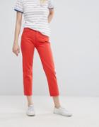 Wrangler Cropped Straight Jean-red