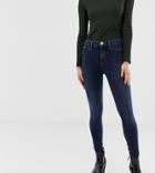 River Island Molly Skinny Jeans In Dark Wash