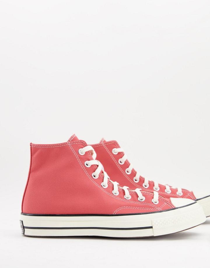 Converse Chuck 70 Hi Sneakers In Terracotta Pink