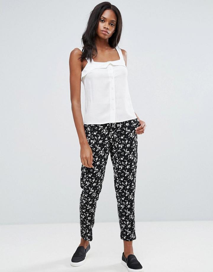 Pieces Falle Printed Pants - Multi
