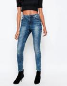 Vero Moda Clean Fit Jeans 32 Leg - Dark Blue Wash