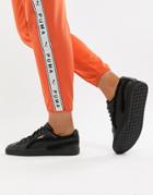 Puma Classic Frill Sneaker In Black - Black