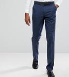 Asos Tall Slim Suit Pants In Mid Blue - Blue
