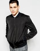 Hugo By Hugo Boss Bomber Jacket - Black