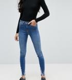 New Look Tall Cat Scratch Skinny Jean - Blue