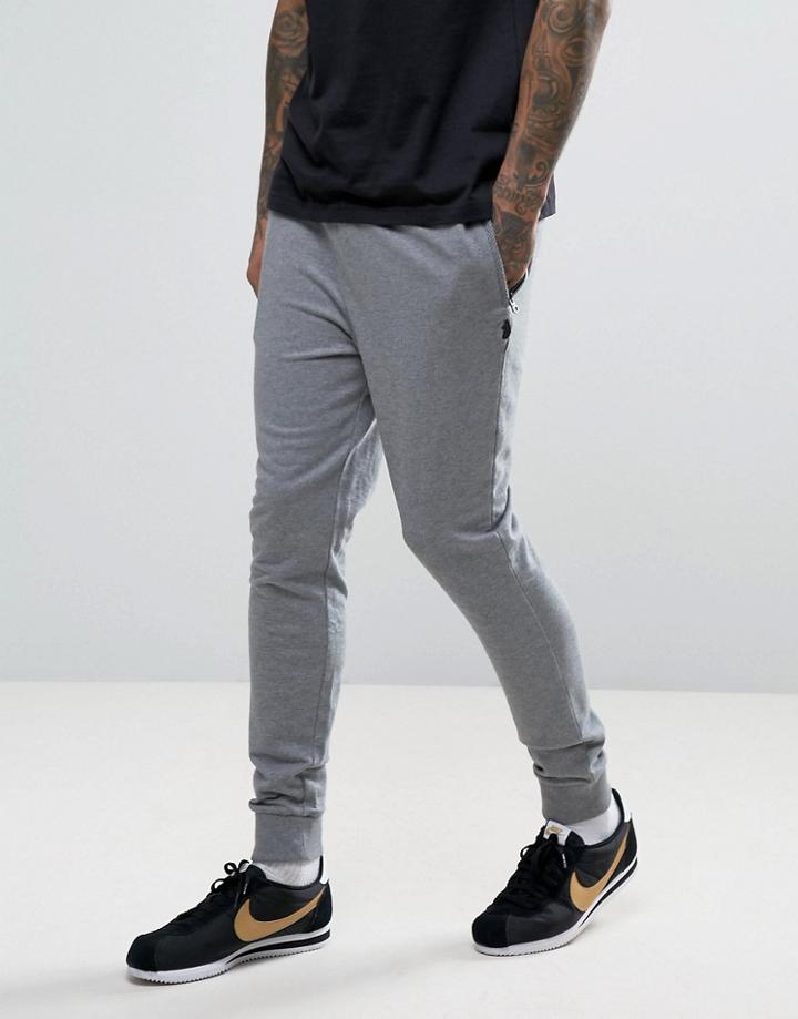 Luke 1977 Honey Mario Cuffed Joggers In Gray Marl - Gray