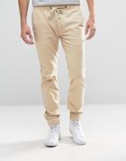 Hollister Pull-on Chino Drawcord Stretch Waistband In Beige - Beige