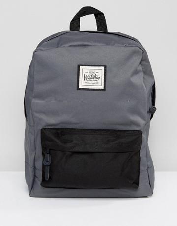 Artsac Workshop Backpack Contrast Pocket - Gray