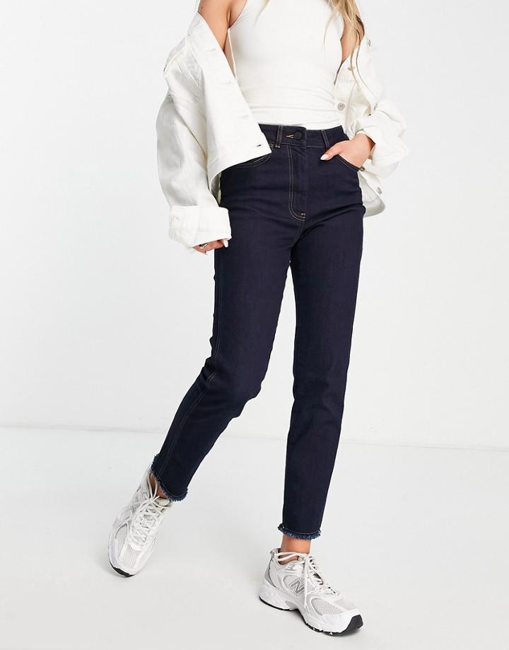 Whistles Stretch Slim Leg Jean In Dark Indigo-blue