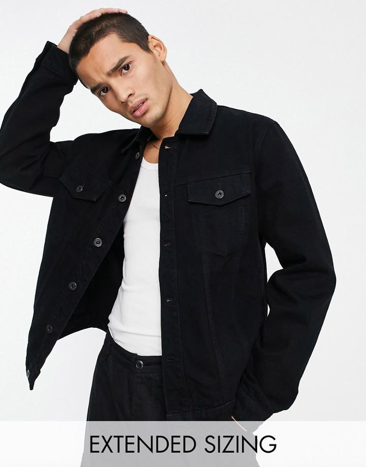 Topman Classic Fit Western Jacket In Black