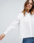 Tommy Hilfiger Heart On Sleeve White Shirt - White