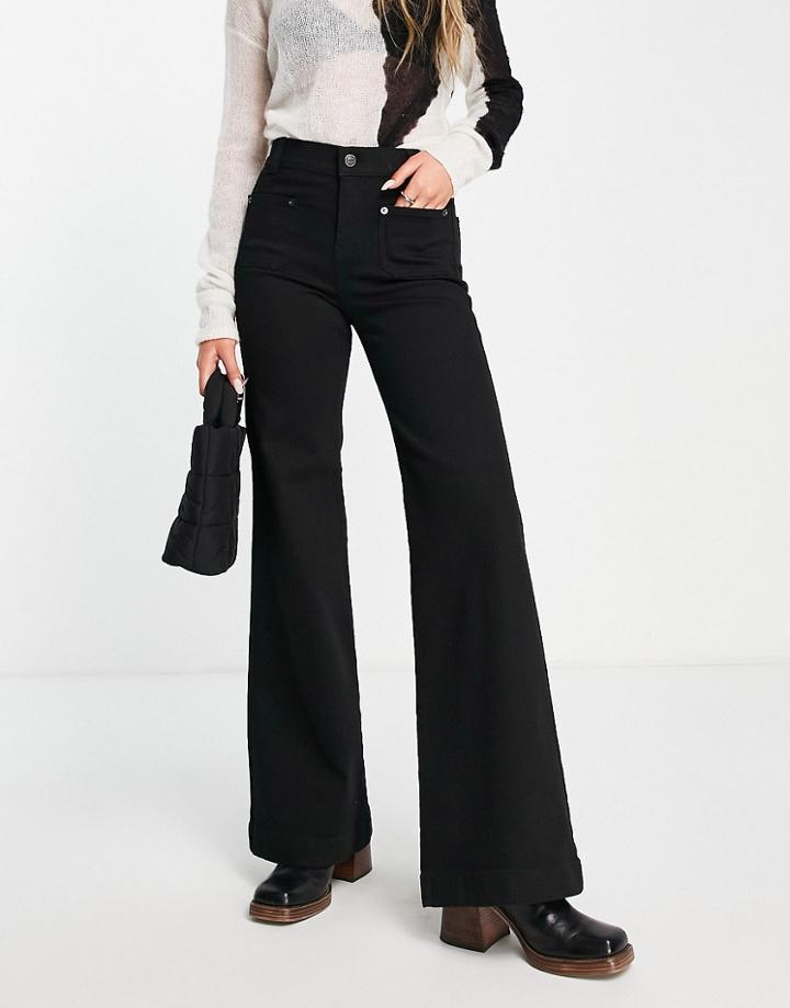 In Wear Tinkal Flared Jeans In Black