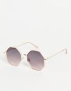 Madein. Hexagon Sunglasses-gold